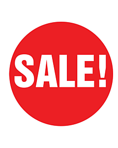 Sale Stickers 50mm Permanent