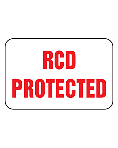 RCD Protected Labels 20x13mm