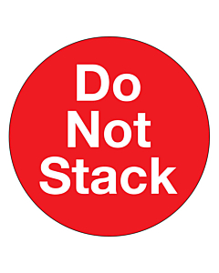 Do Not Stack Labels 50mm