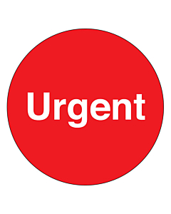 Urgent Labels 50mm