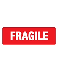 Self-Adhesive Fragile Labels Stickers on Rolls 163x53mm
