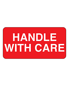 Handle With Care Labels 50x25mm