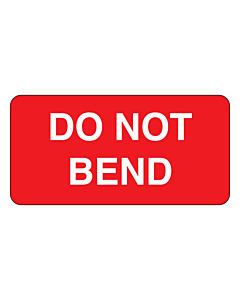 Do Not Bend Labels 50x25mm