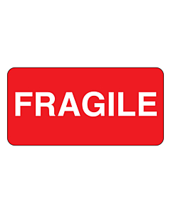 Fragile Stickers 50x25mm