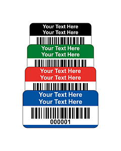 Premium Polyester Asset Labels Barcode 30x15mm