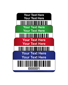 Destructible Vinyl Asset Labels Barcode 30x15mm