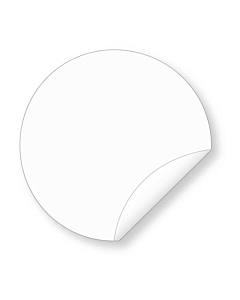 50mm (2") Clear Seal Labels (Permanent)