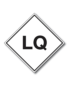 LQ Limited Quantity Labels 100x100mm (250 Labels)