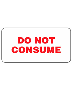 Do Not Consume Labels 50x25mm