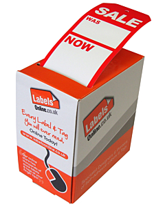 Red Sale Tags 110x55mm