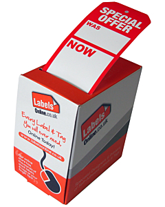 Red Special Offer Tags 110x55mm