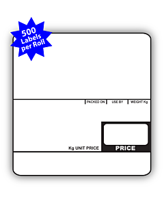 CAS Scale Labels 58x60mm (10 Rolls / 5,000 Labels)