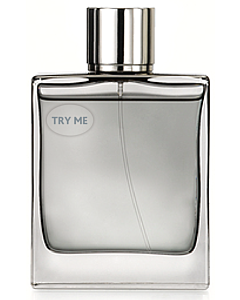 Try Me Stickers Silver on Clear 15x10mm