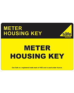 Meter Housing Key Labels 100x65mm
