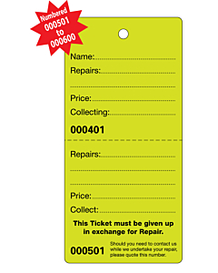 2-Part Service Tags 501-600