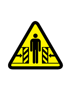 Crushing By Moving Parts Warning Labels