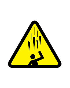 Falling Ice Spikes Warning Labels