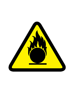 Laser Beam Warning Labels 50x50mm
