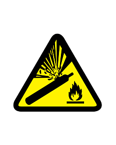Pressurized Cylinder Warning Labels