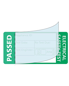 Write & Seal PAT Test Labels 50x25mm