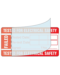 Write & Seal PAT Test Failed Labels 50x25mm
