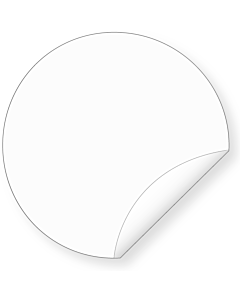 75mm (3") Clear Seal Labels (Permanent)