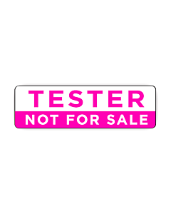 Tester Not For Sale Stickers 50x15mm