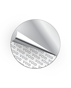 Silver Void Stickers 30mm