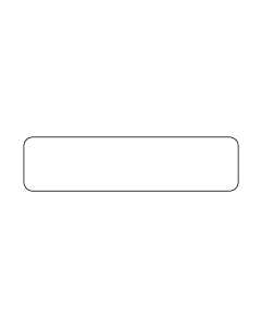 White Destructible Vinyl Labels 60x15mm