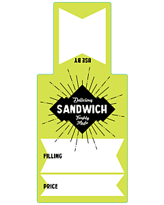 Freshly Made Sandwich Labels 66x146mm