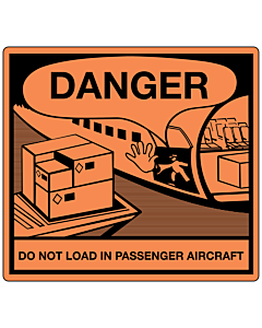 Cargo Aircraft Only Labels 120x110mm