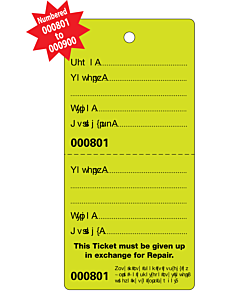 2-Part Service Tags 801-900