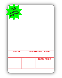 Avery Berkel Scale Labels Format 1 50x73mm 