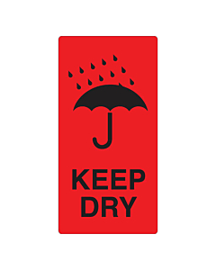 Keep Dry Labels 75x150mm