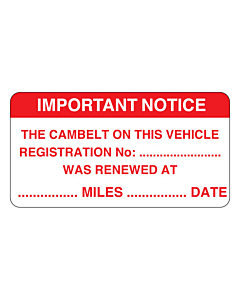 Cambelt Renewed Labels 63x33mm