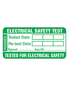 PAT Test Labels 50x25mm