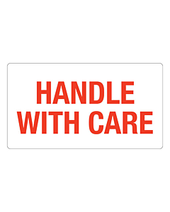 Handle With Care Labels 127x70mm