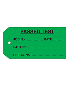 QC Passed Test Tag (110x55mm)