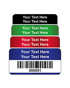 Destructible Vinyl Asset Labels Barcode 50x20mm