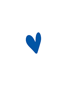Navy Blue Heart Stickers 5x7mm