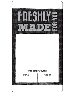 Black Sandwich Label A4 Sheets