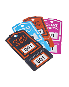 Coat Check Cloakroom Tickets