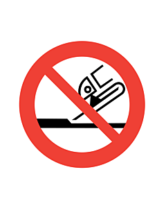 Do Not Use for Face Grinding Labels