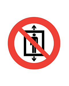 Do Not Use This Lift For People Labels