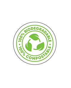 100% Biodegradable Compostable Labels