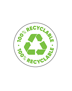 100% Recyclable Labels