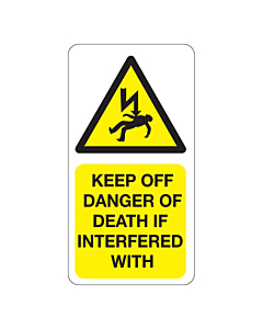 Keep Off Danger of Death Labels