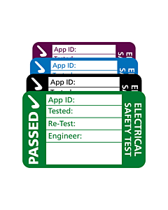 3rd Edition PAT Test Labels 40x25mm