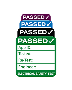 3rd Edition Plug Top PAT Test Labels 25x25mm