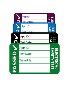 4th Edition PAT Test Labels 40x25mm